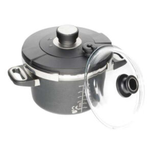 Χύτρα ταχύτητας με γυάλινο καπάκι 5, 5 λίτρων